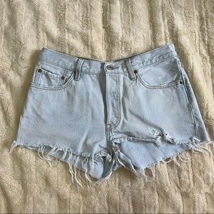 Levi Strauss & Co 501 Cut-off High Waist Jean Shorts